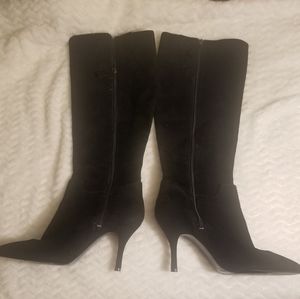 NINE WEST Faux Suede Tall Boots